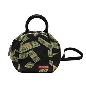 Sprayground Limited Edition Money Print Mini Backpack Black Multicolor